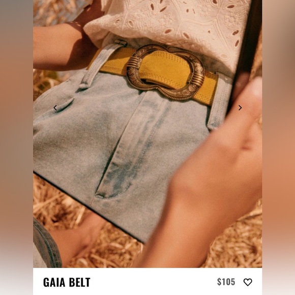 Sezane Gaia Leather Belt, Sz 90 (M), NWOT - Picture 9 of 10